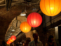 Inside the Chelsea Market, a foodie's delight.